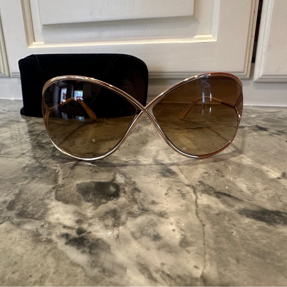 Tom Ford Miranda Gold Sunglasses